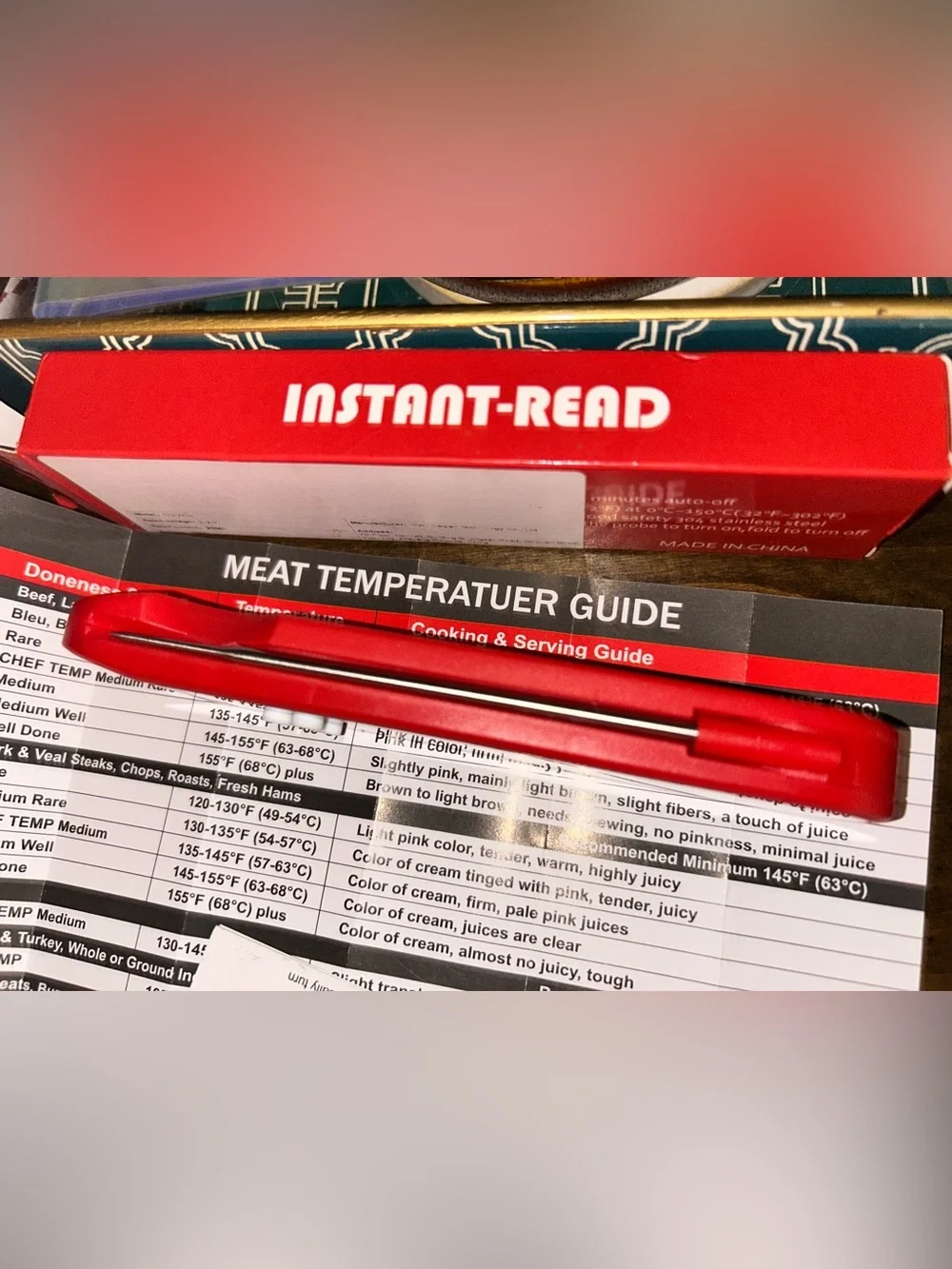 Instant-Read Digital Meat Thermometer - NEW